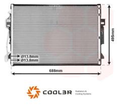 R.D. 105031K8C1S - CONDENSADOR MERCEDES W221