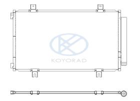 KOYO CD100927 - CONDENSADOR SUZUKI VITARA