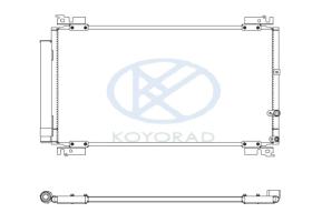 KOYO CD010764M - CONDENSADOR LEXUS IS