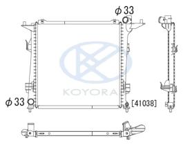 KOYO PL822550 - RADIADOR HYUNDAI I30