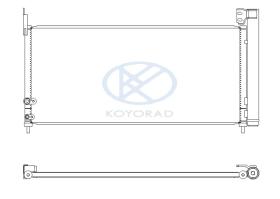 KOYO CD011025M - CONDENSADOR TOYOTA AURIS