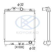 KOYO PL080295T - RADIADOR HONDA CIVIC EG6 B16A