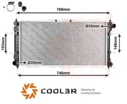 R.D. MZ029 - RADIADOR MAZDA 626/MX6 `95-