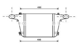 R.D. DN364 - INTERCOOLER 350*300*64 -NISSAN ATLEON